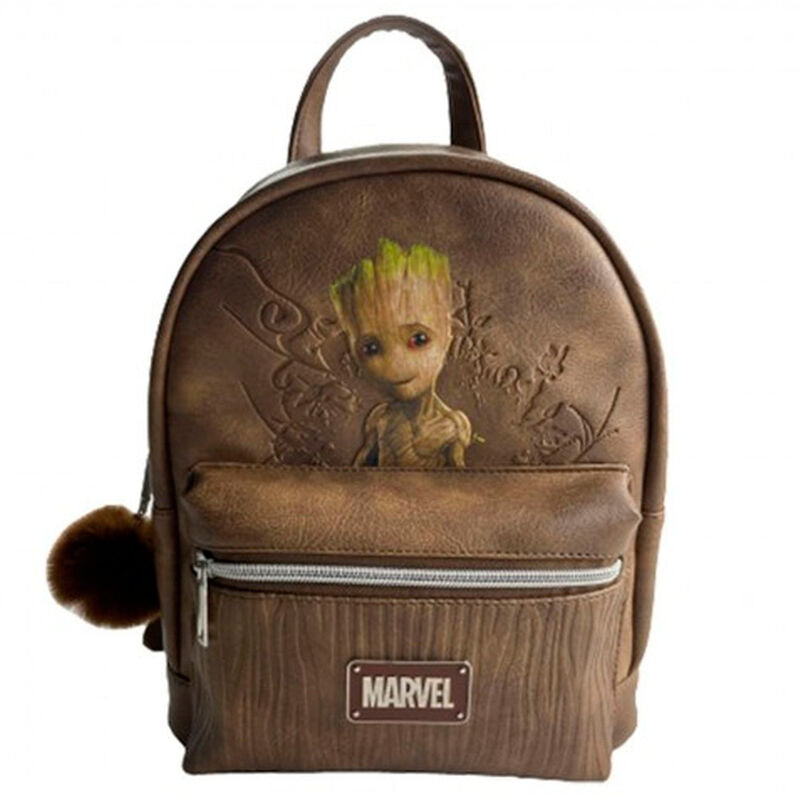 Mochila Pré-Escolar Groot Guardiões da Galáxia Marvel 28cm