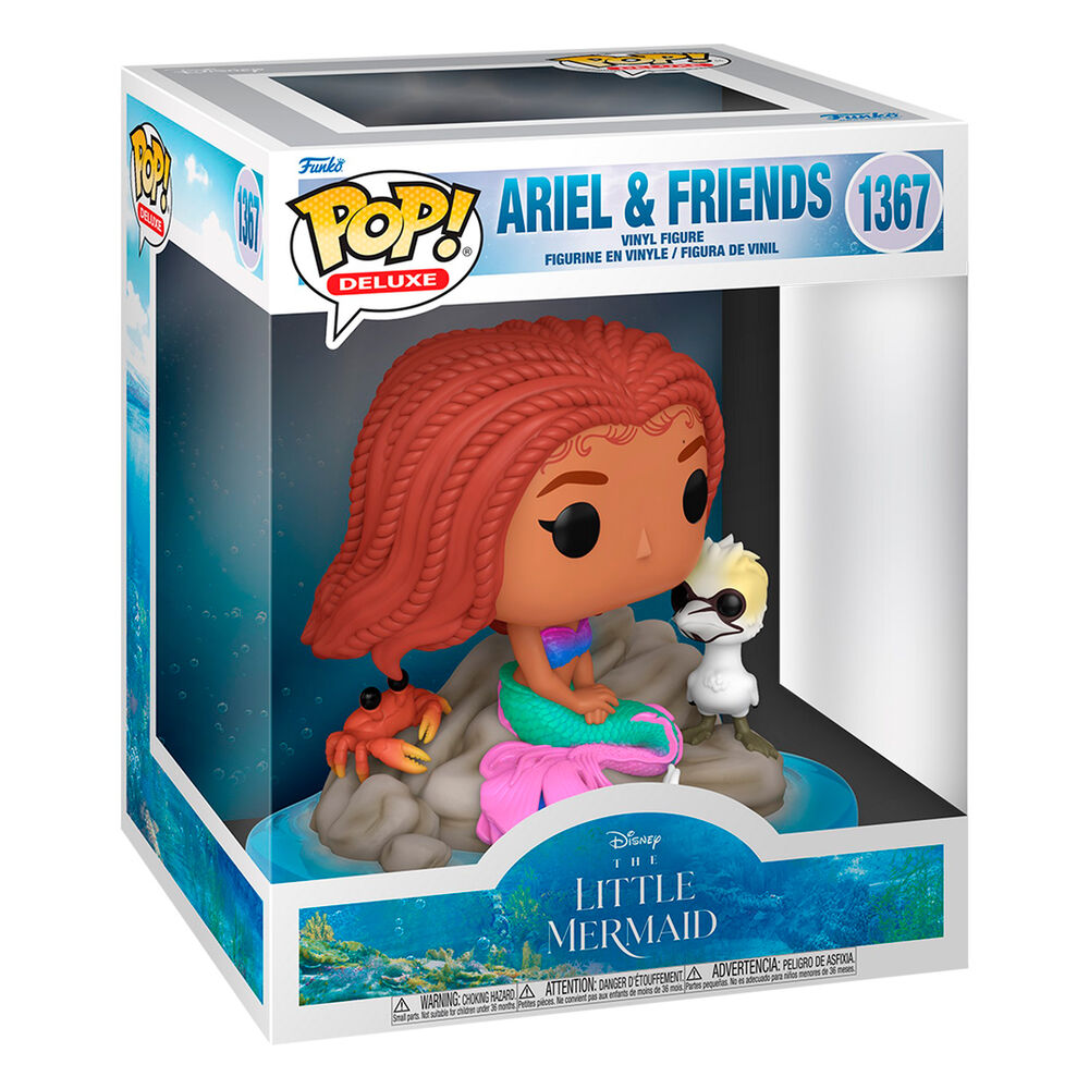 Figura POP Deluxe Disney La Sirenita Ariel &amp; Friends