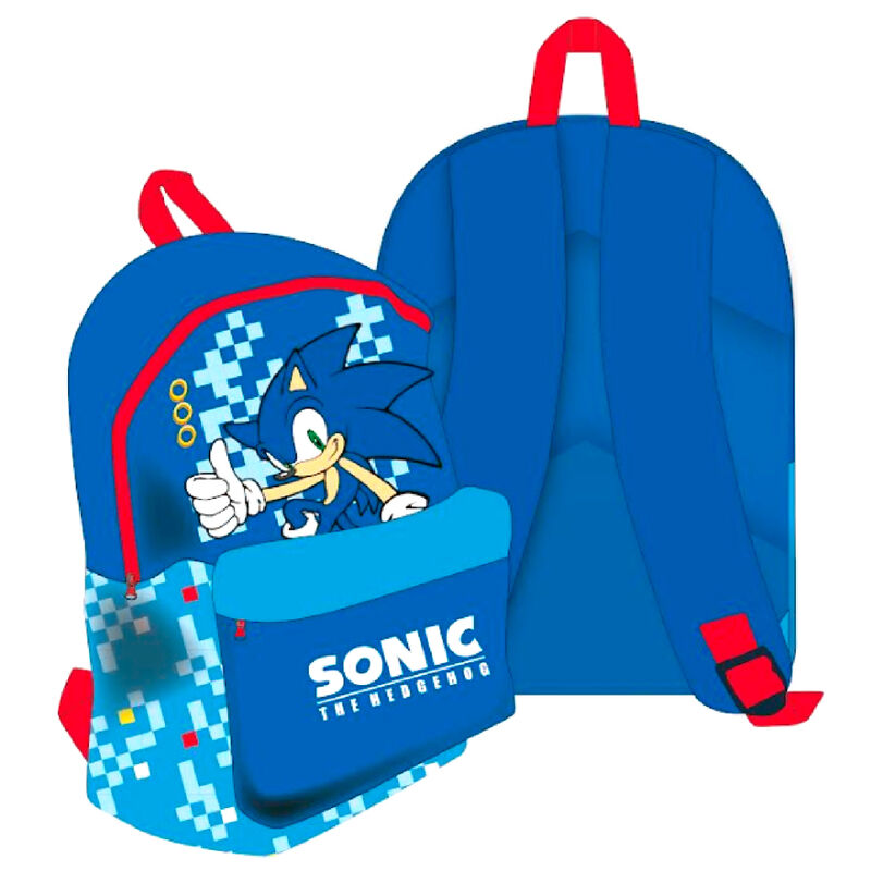 Mochila Escolar Sonic the Hedgehog 40cm