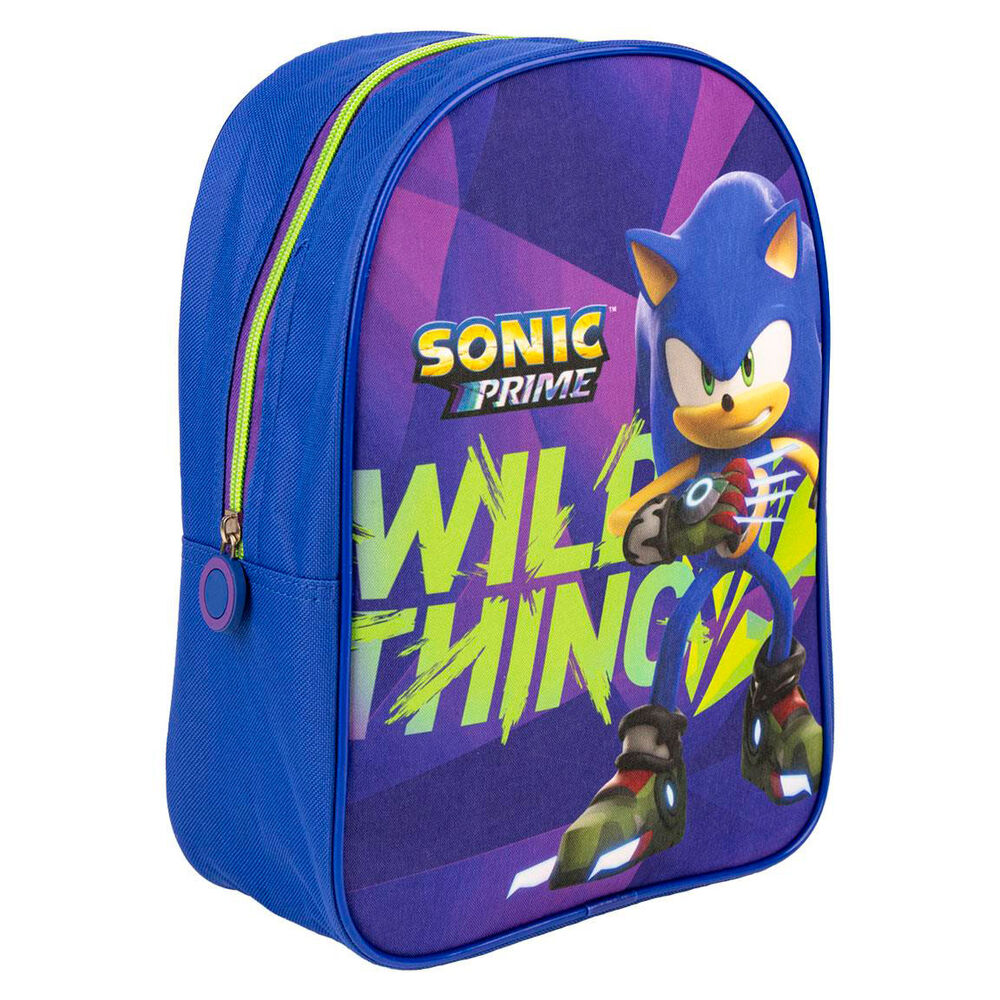 Mochila Creche Sonic Prime 29cm