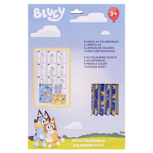 Set de Papelaria Bluey