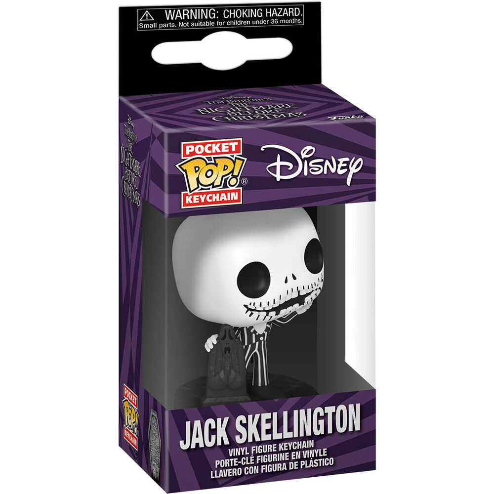Porta-Chaves Pocket POP Disney The Nightmare Before Christmas 30th Anniversary Jack Skellington