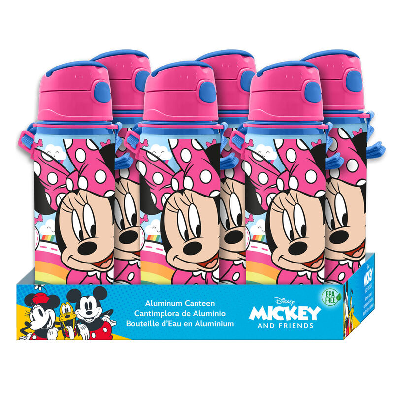 Garrafa de Aluminio Minnie Disney 600ml