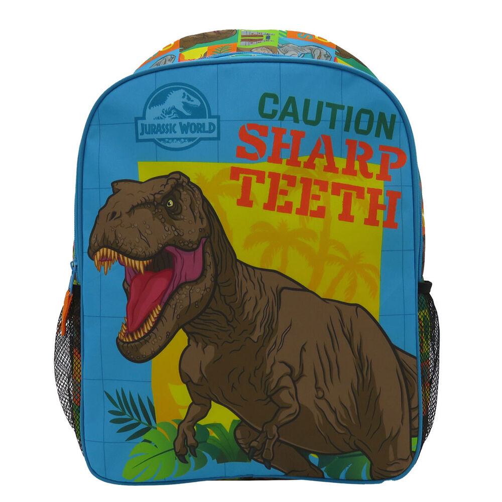 Mochila Escolar Adaptável Jurassic World 41cm