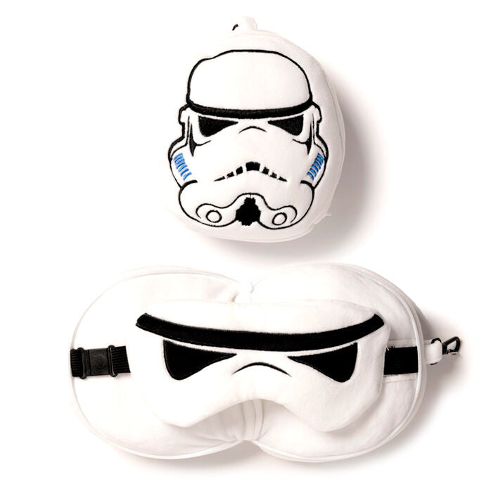 Almofada de Viagem Soldado Imperial Stormtrooper Star Wars Relaxeazzz