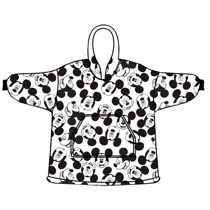 Camisola com Capuz Oversize Mickey Disney coral adulto