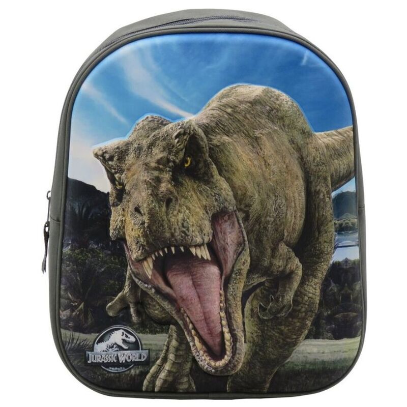 Mochila Pré-Escolar 3D Jurassic World 30cm