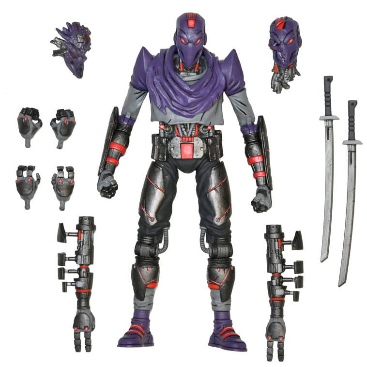 Figura Ultimate Foot Bot The Last Ronin Teenage Mutant Tartarugas Ninja 18cm