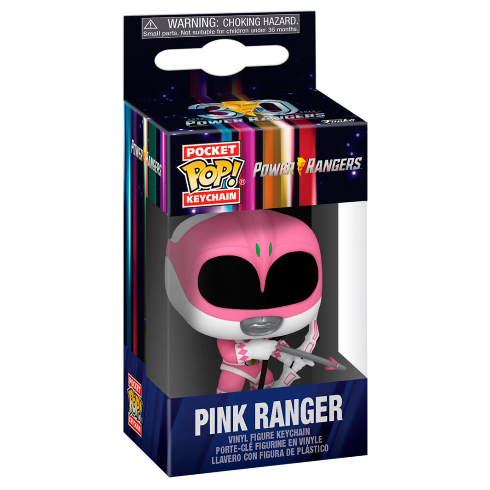 Porta-Chaves Pocket POP Power Rangers 30th Anniversary Pink Ranger