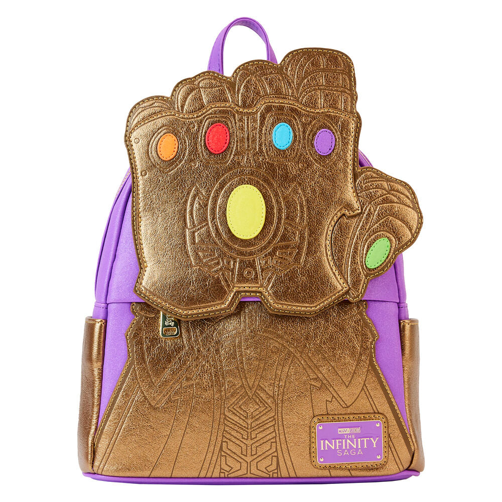 Mochila Pré-Escolar Guantelete Thanos Marvel Loungefly 26cm