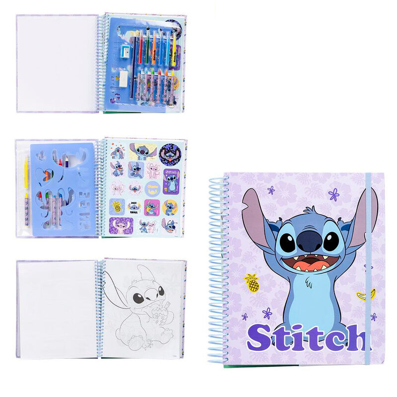 Caderno Actividades Stitch Disney