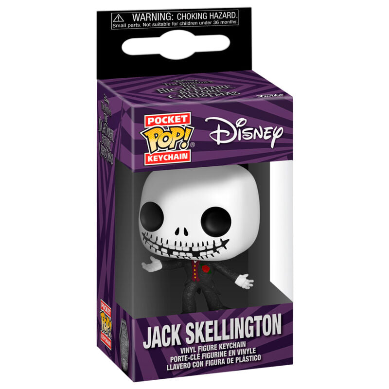 Porta-Chaves Pocket POP Disney The Nightmare Before Christmas 30th Anniversary Jack Skellington