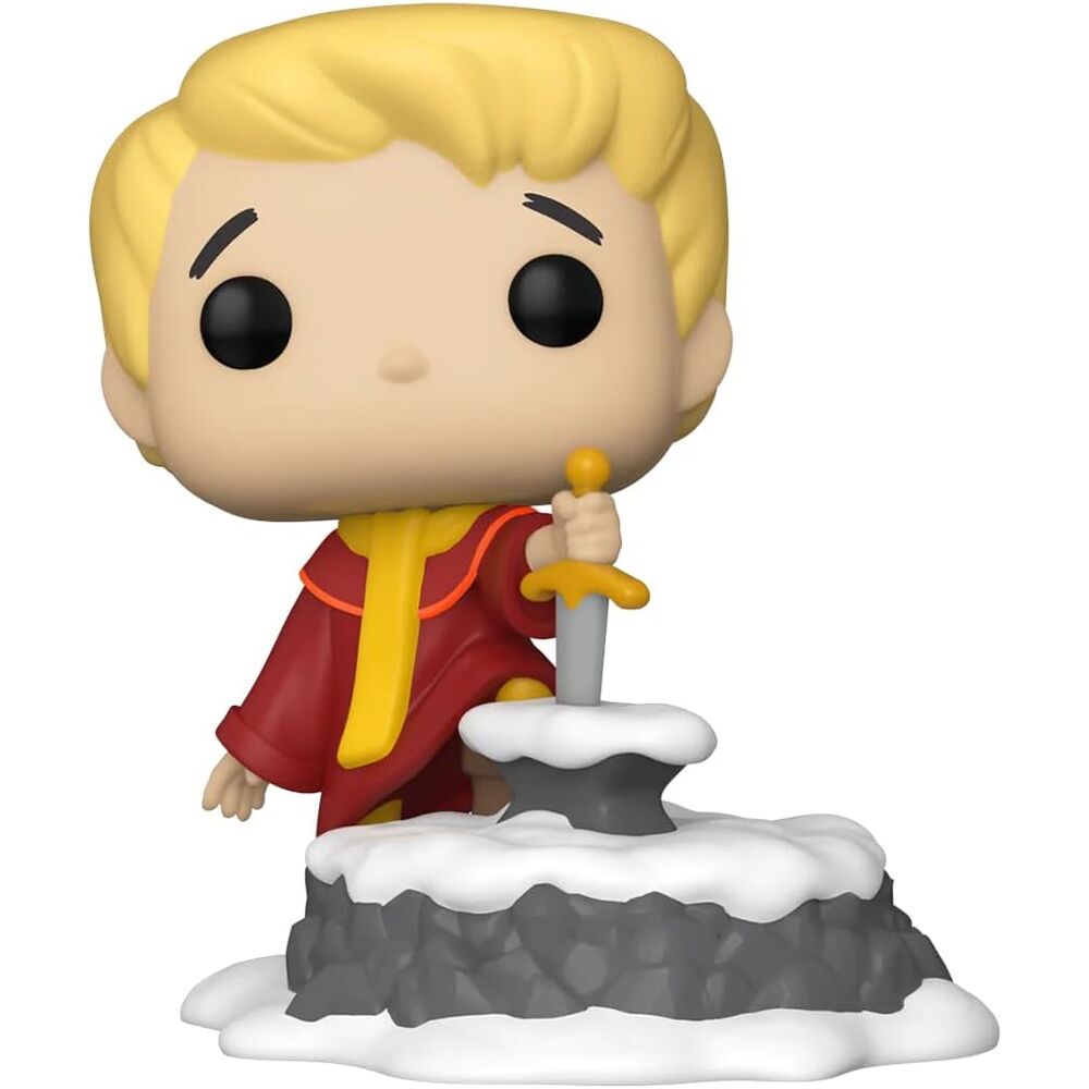 Figura POP Deluxe Disney La espada en la piedra Arthur Pulling Excalibur Exclusive