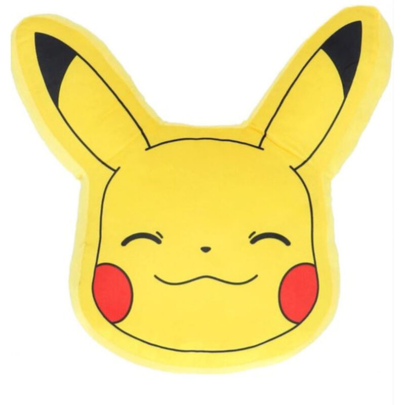 Almofada 3D Pikachu Pokemon 35cm