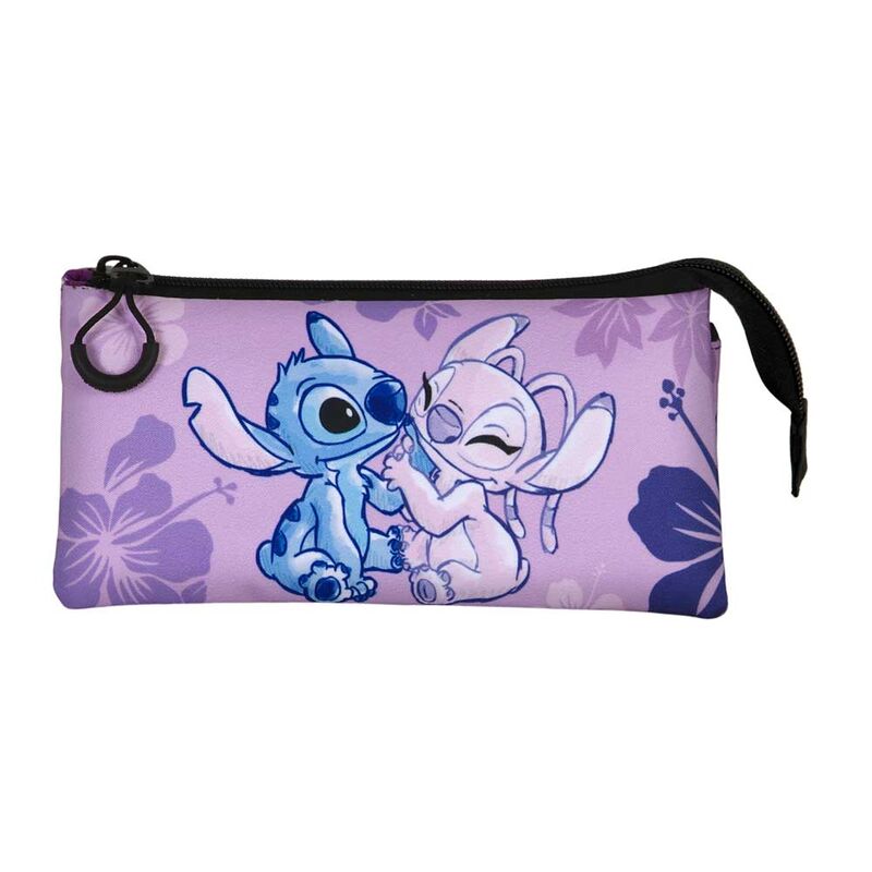 Estojo Triplo Stitch &amp; Angel Stitch Disney
