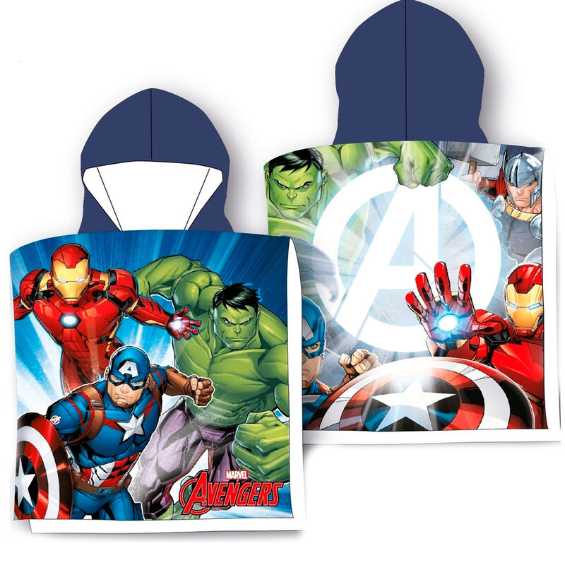 Poncho de Praia Algodão Avengers Marvel