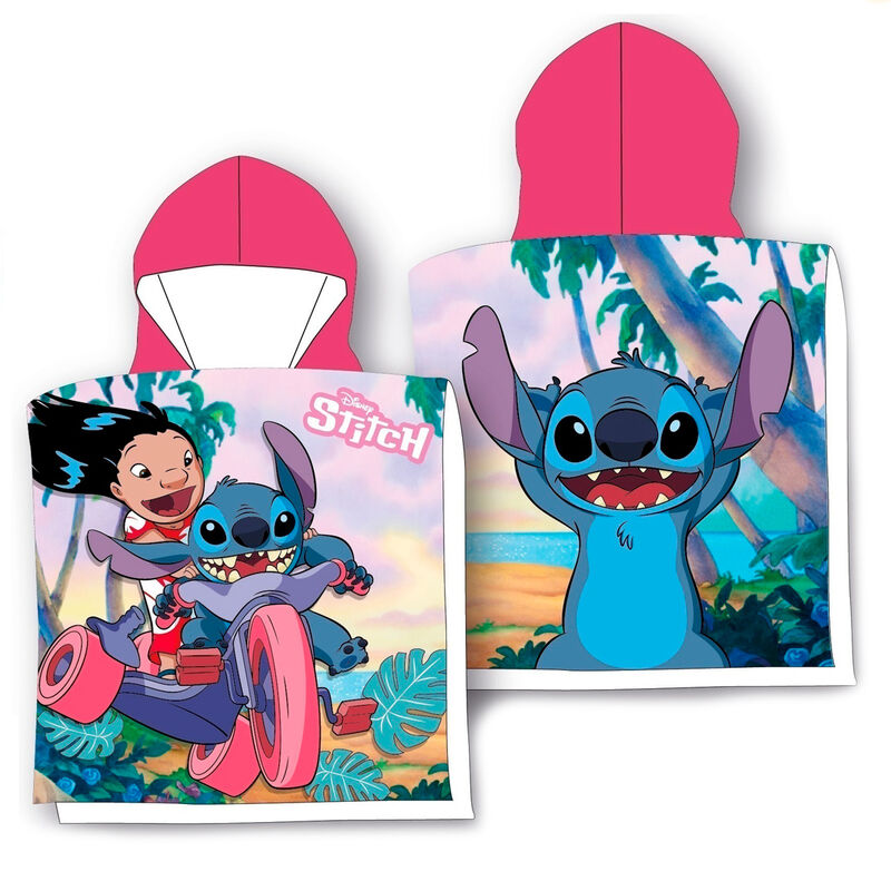 Poncho toalla Lilo &amp; Stitch Disney algodon