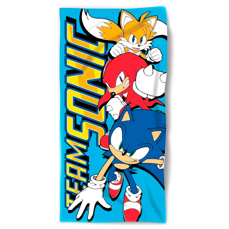 Toalha de Praia Algodão Sonic The Hedgehog