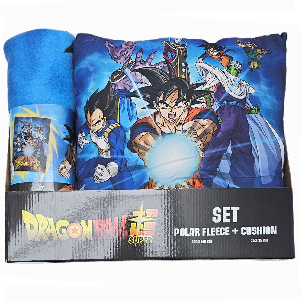 Manta Polar + Almofada Dragon Ball Super