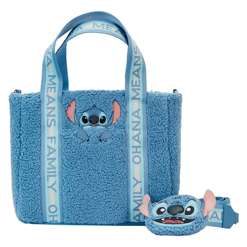 Bolsa + Carteira peluche Stitch Disney Loungefly