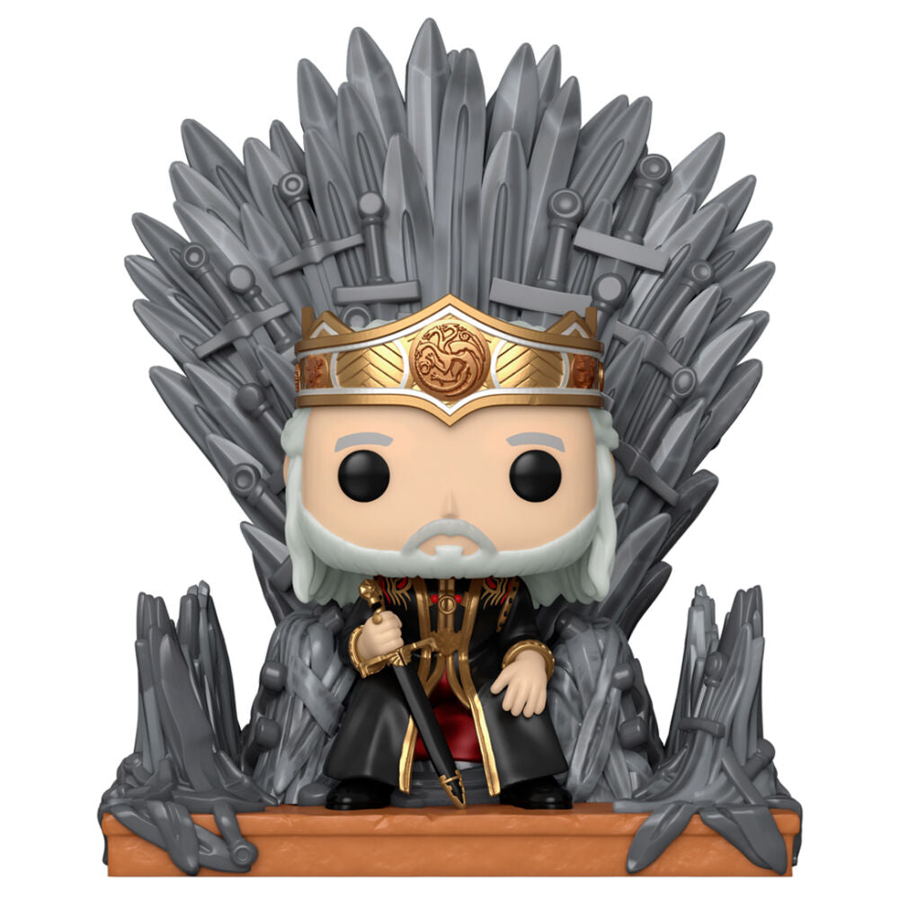 Funko POP Deluxe La Casa del Dragon Viserys on the Iron Throne