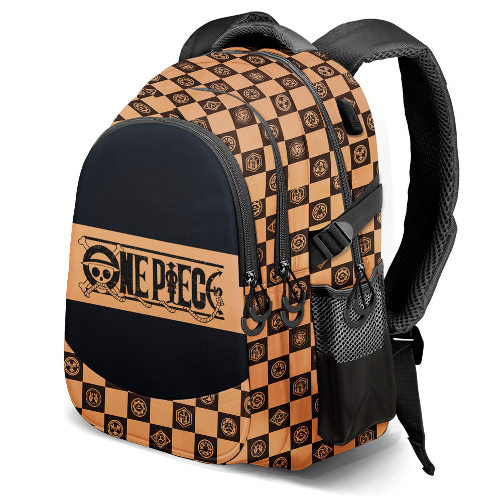 Mochila Escolar Plus Chess One Piece 44cm