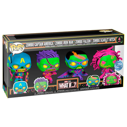 Pack 4 Figuras POP Marvel What If...? Exclusive