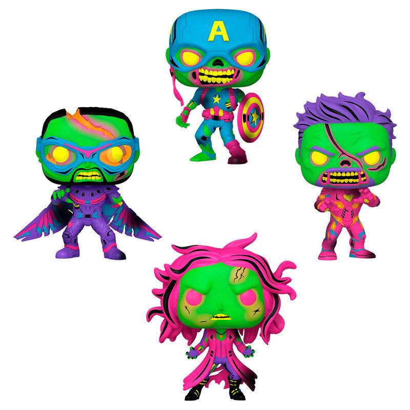 Pack 4 Figuras Funko POP Marvel What If...? Exclusive
