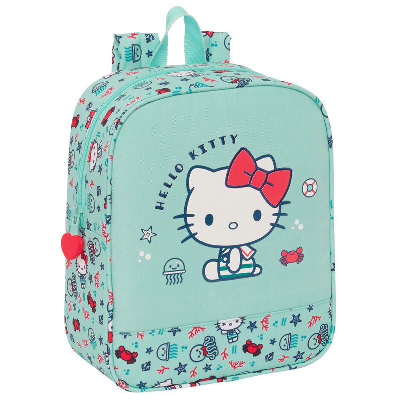Mochila Creche Adaptável Sea Lovers Hello Kitty 27cm