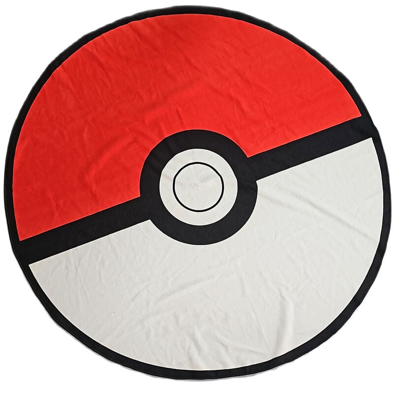 Toalha de Praia Microfibra Pokeball Pokemon