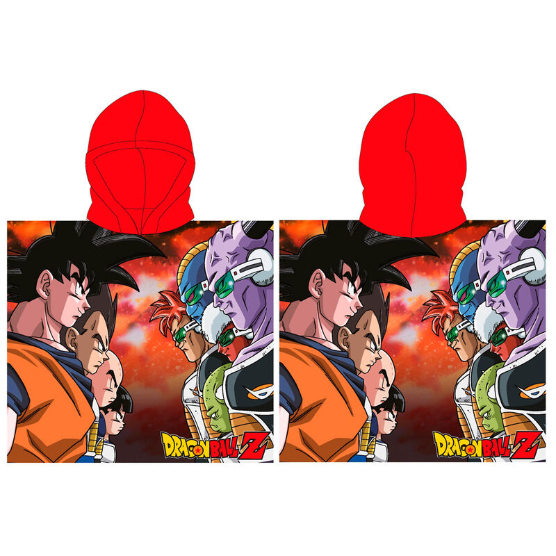 Poncho de Praia Microfibra Dragon Ball Z