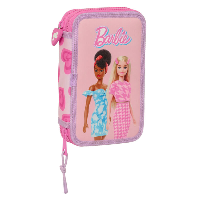Estojo Duplo Love Barbie 28pcs