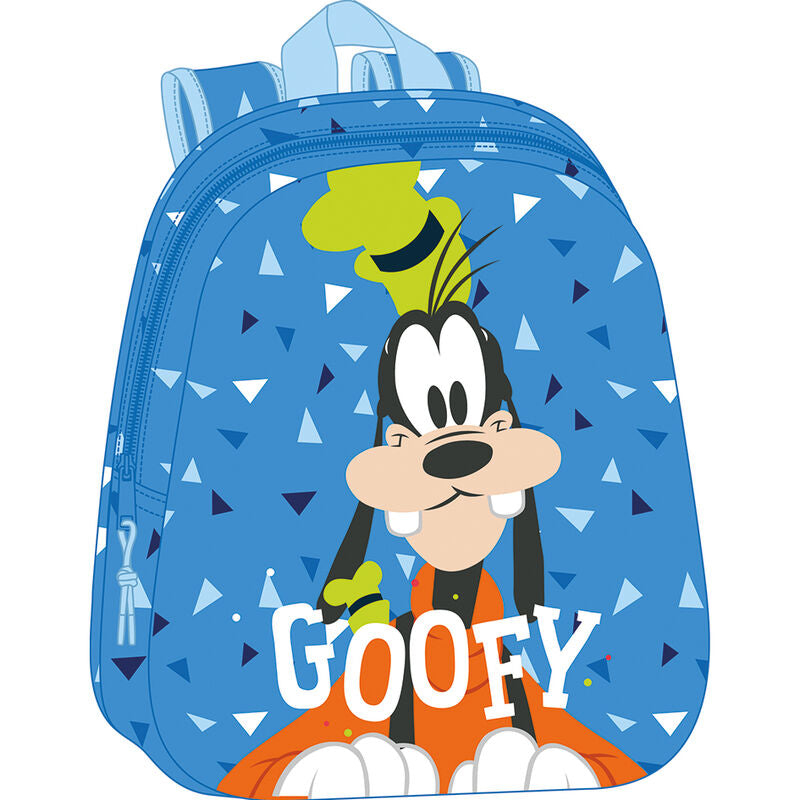 Mochila Pré-Escolar 3D Goofy Disney 33cm