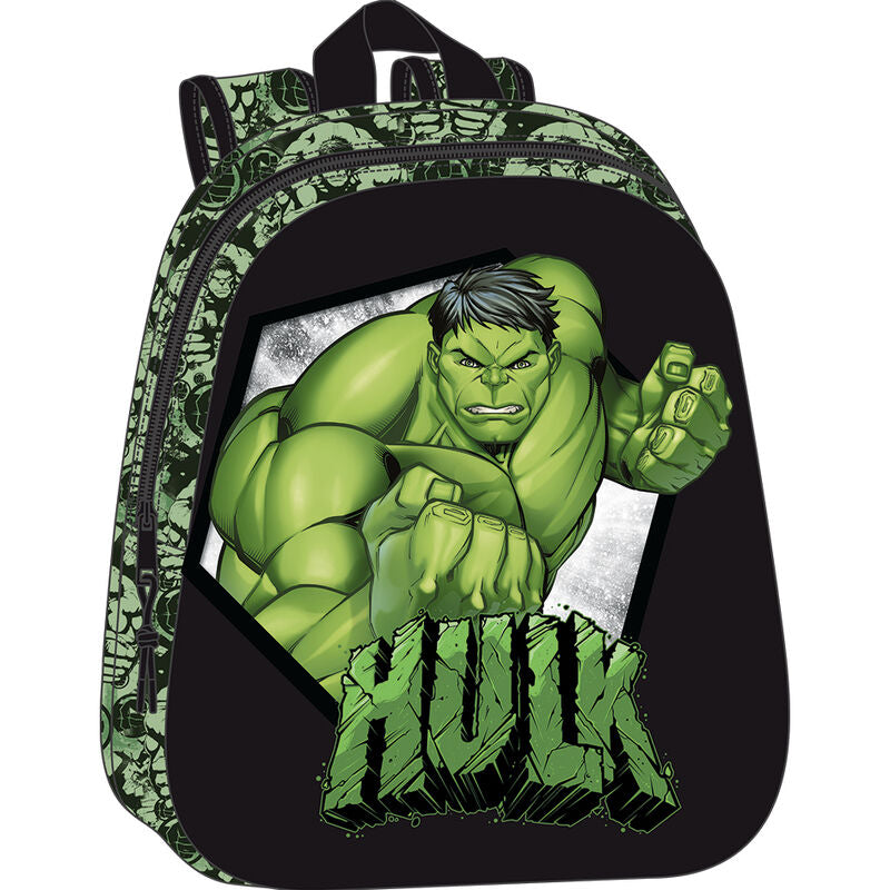Mochila Pré-Escolar 3D Hulk Marvel 33cm