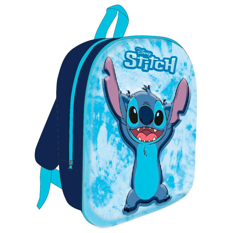 Mochila Pré-Escolar 3D Stitch Disney 30cm