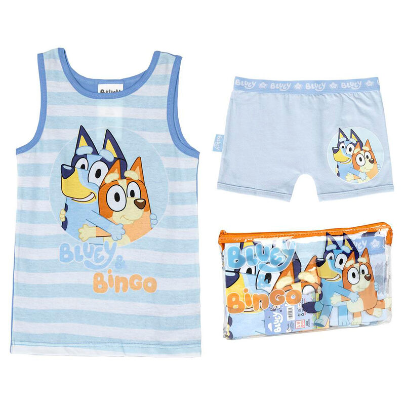 Pijama de Verão + Necessaire Bluey