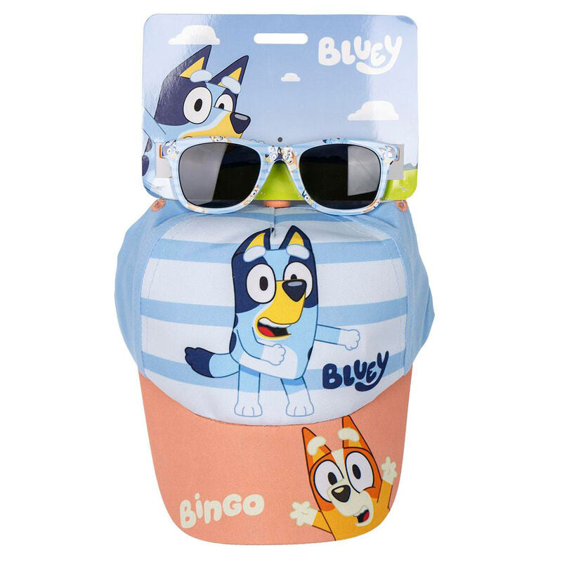 Conjunto Boné e Óculos de Sol Bluey