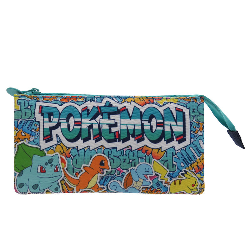 Estojo Triplo Urban Colors Pokemon Adaptável