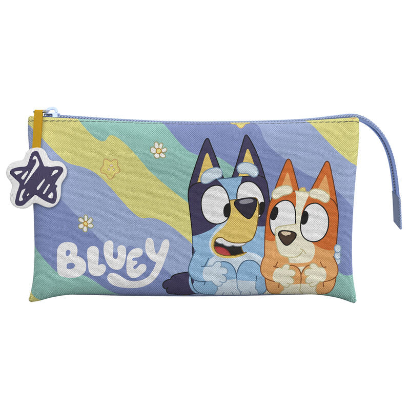 Estojo Triplo Light Waves Bluey