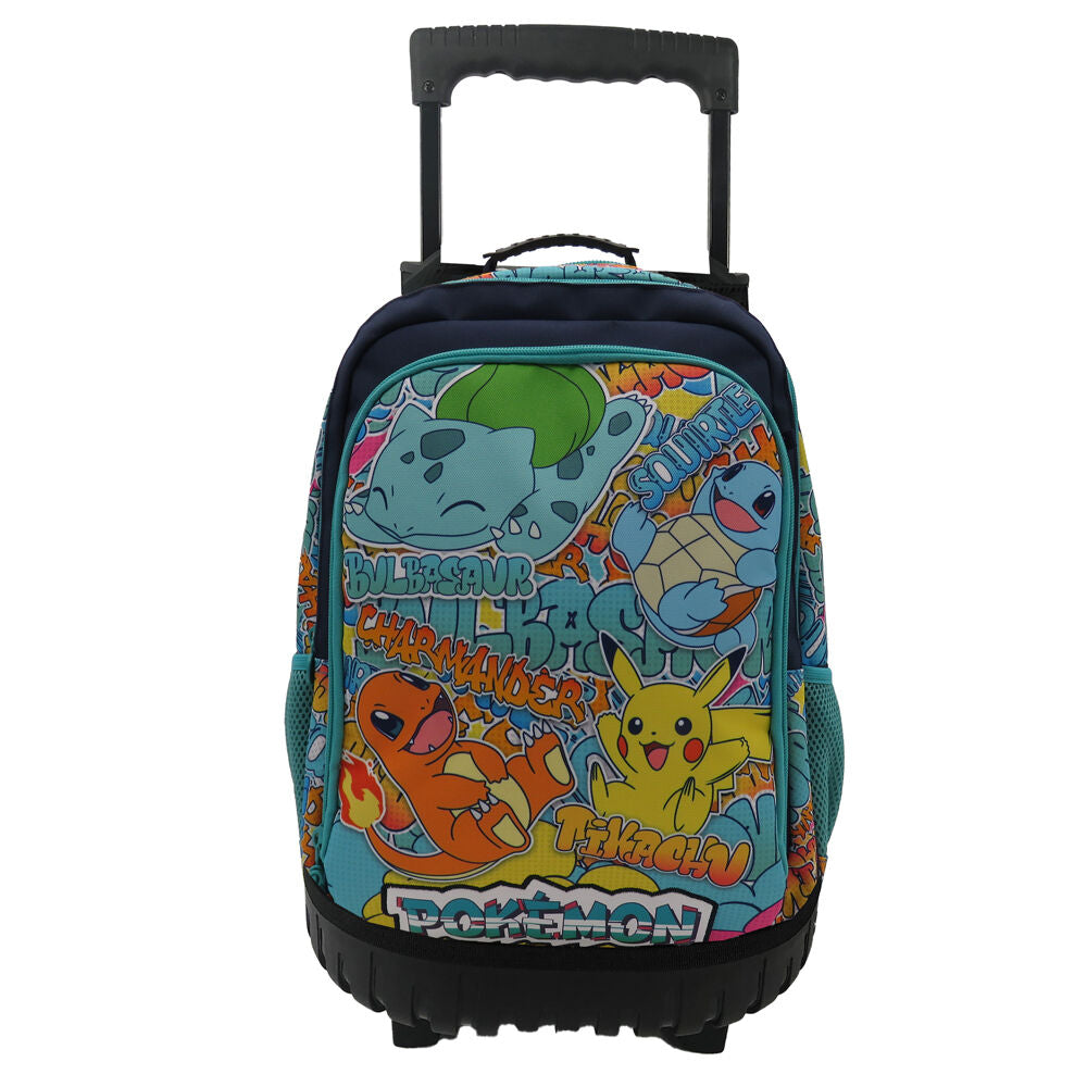 Mochila Escolar Trolley Urban Colors Pokemon 43cm