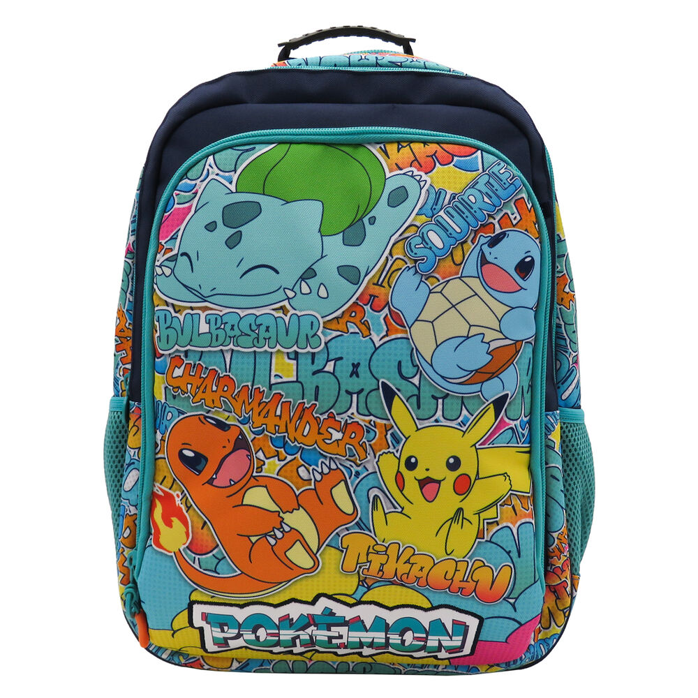 Mochila Escolar Urban Colors Pokemon 43cm Adaptável