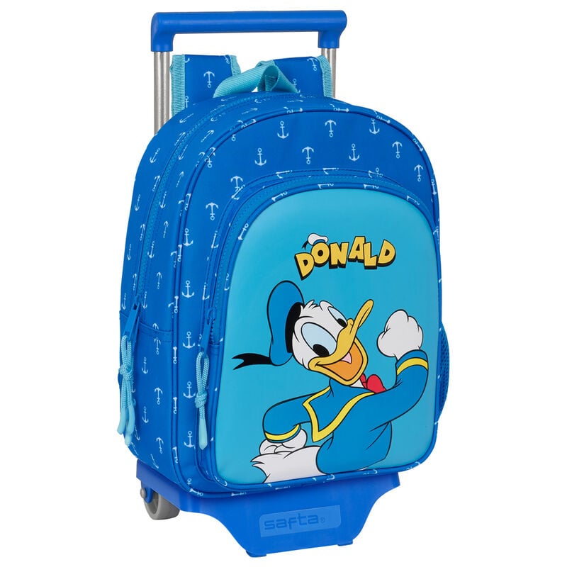 Mochila Pré-Escolar Trolley Pato Donald Disney 34cm