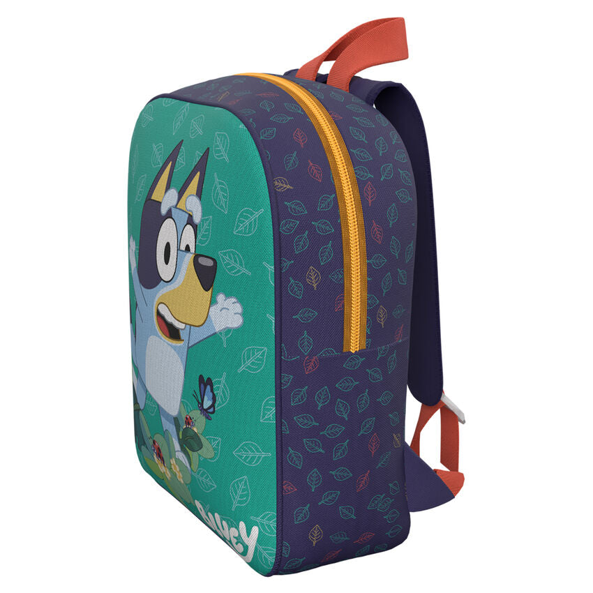 Mochila Pré-Escolar Leaves Bluey 30cm
