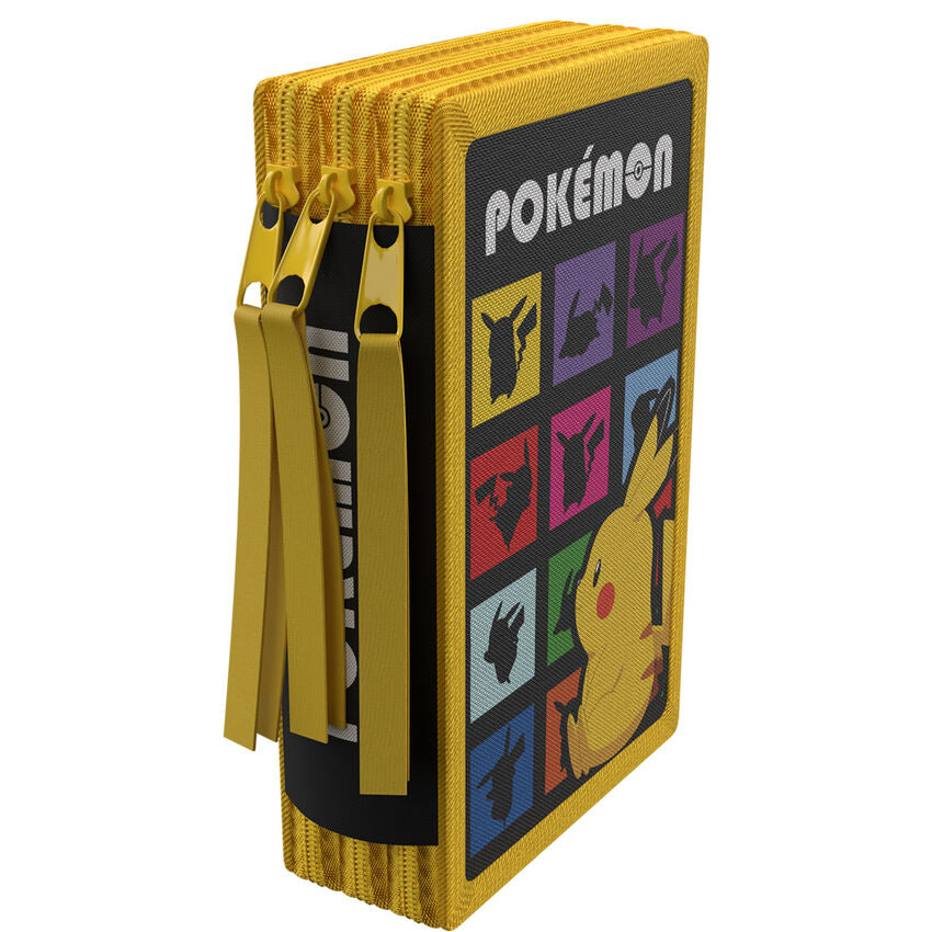 Estojo Triplo Pokemon