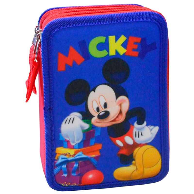 Estojo triplo Mickey Disney
