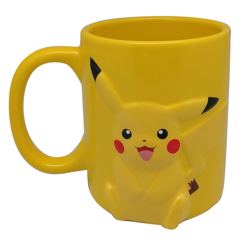 Caneca 3D Pikachu Pokemon 325ml