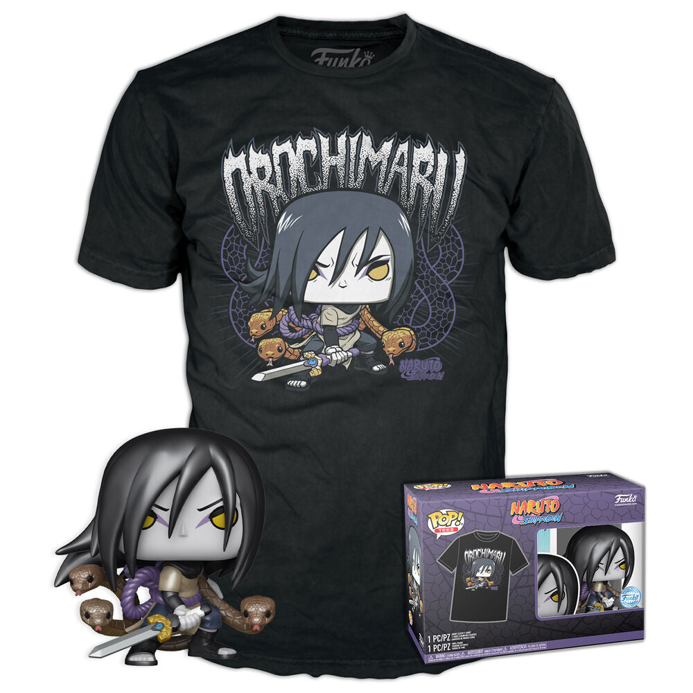 Set figura POP &amp; Tee Naruto Shippuden Orochimaru
