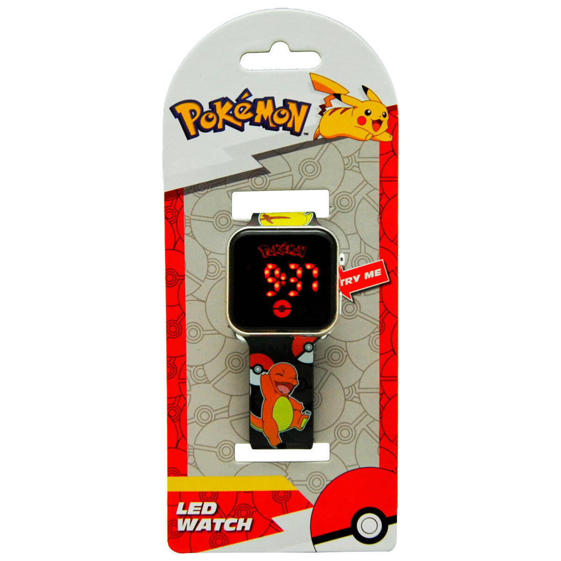 Relógio LED Pokemon