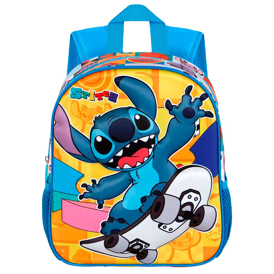Mochila Pré-Escolar 3D Skater Stitch Disney 31cm