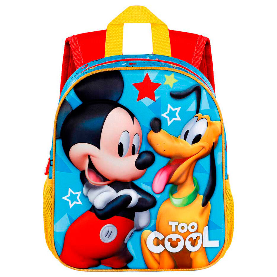 Mochila 3D Pluto &amp; Mickey Disney 31cm